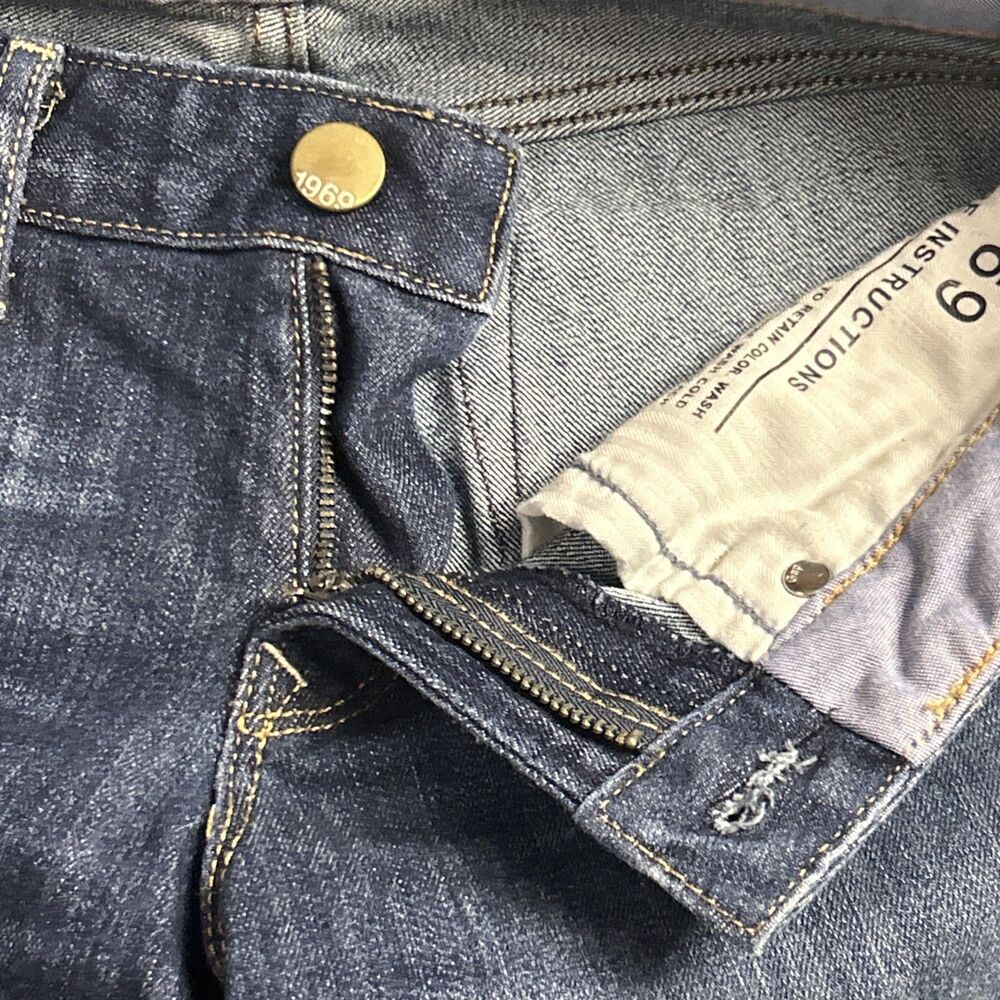 Gap 1969 Womens Jeans Sz. 27 4R Sexy Bootcut Dark Blue - Picture 8 of 16